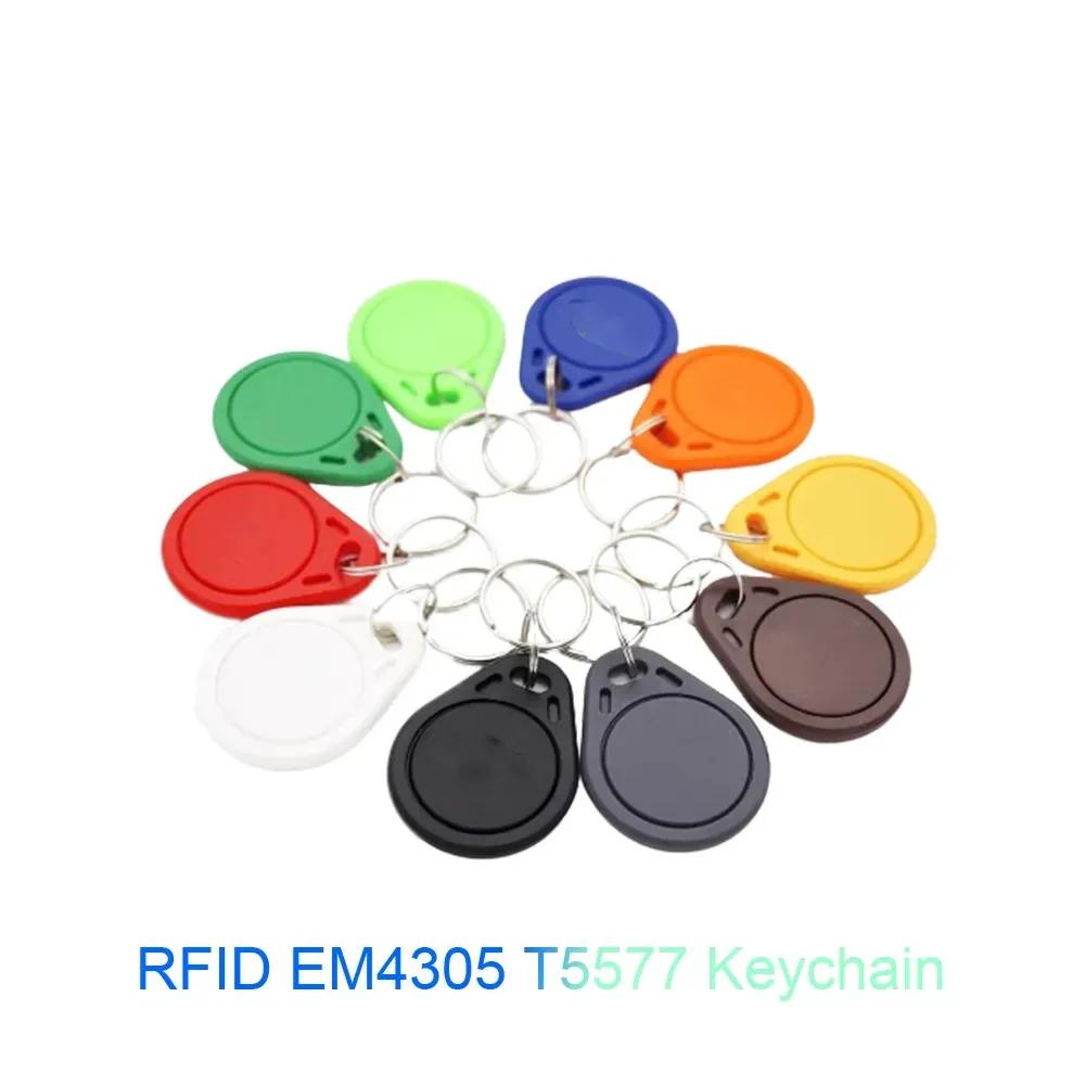   ߺ RFID Ʈ ± , EM4305, T5577, 125KHz, EM4100 Ĩ ī,  ū, Keyfobs , 5 